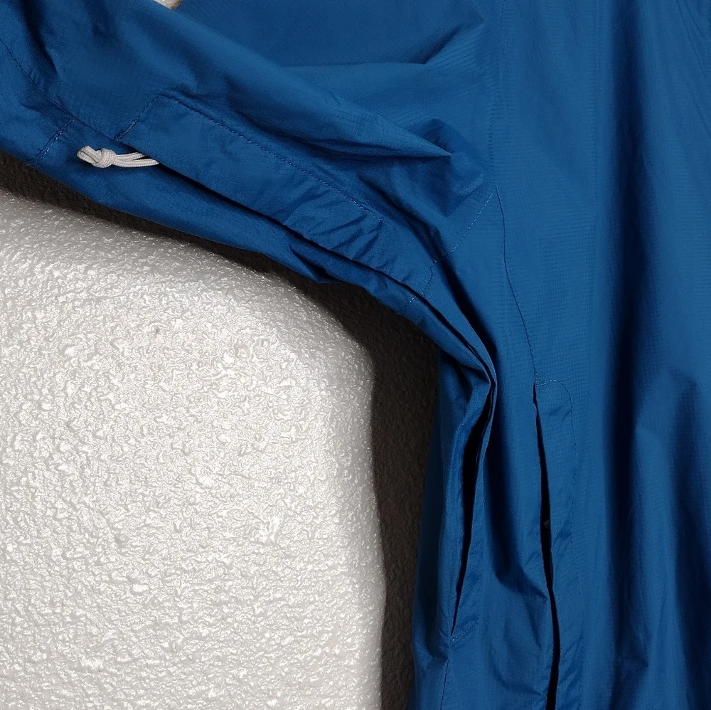 The North Face HyVent DT Nylon Blue Full-Zip Rain Windbreaker Jacket Sz L - Picture 7 of 16